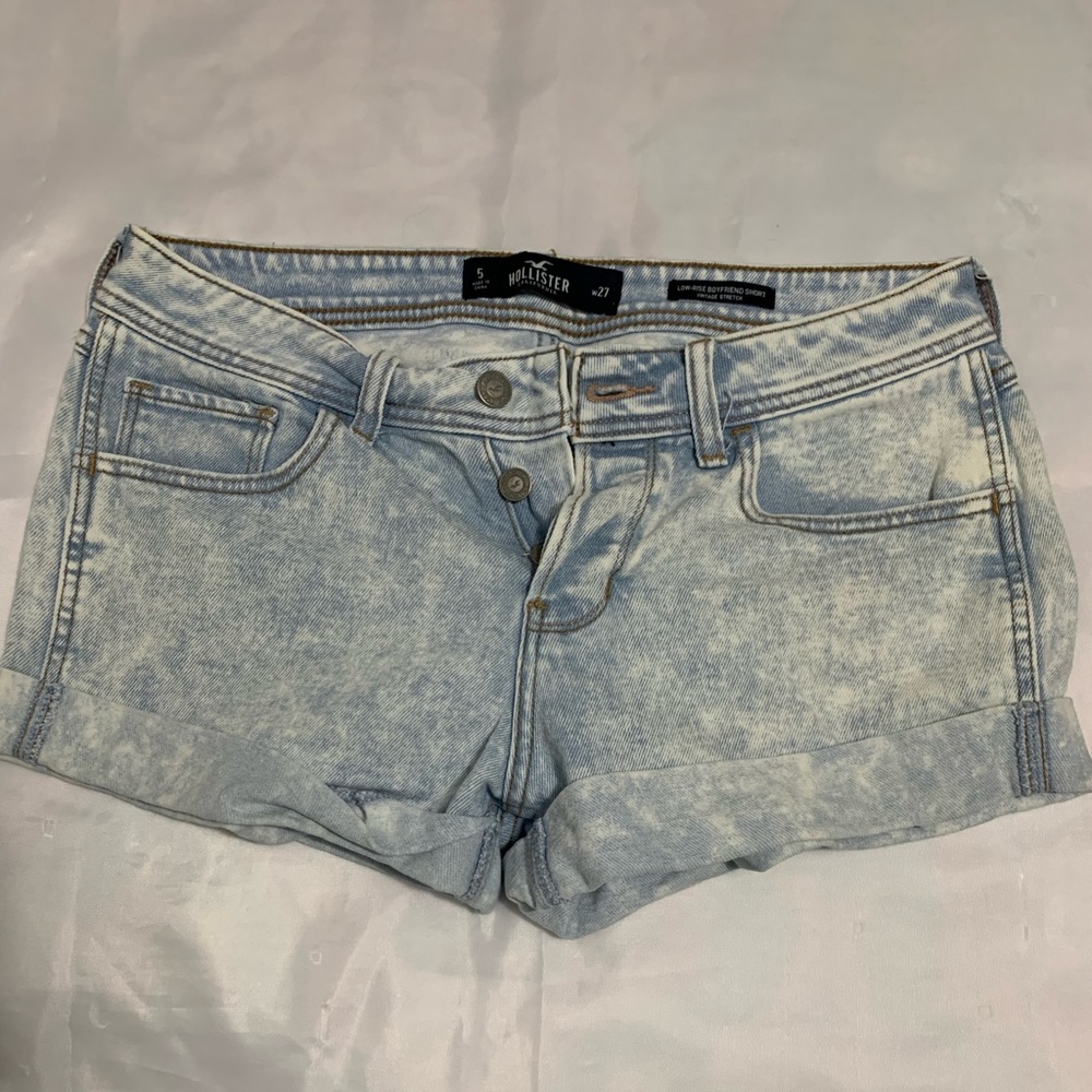 Hollister - low rise boyfriends Jean shorts